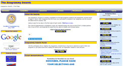 Desktop Screenshot of anagrammy.com